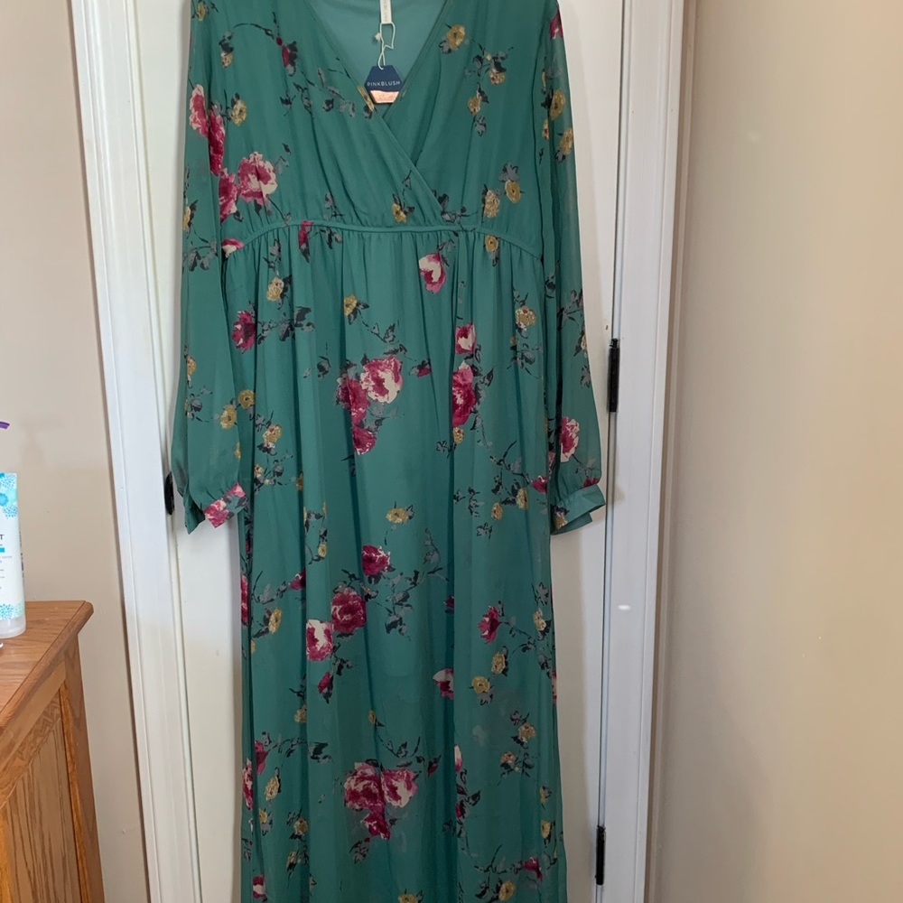 Floral Pinkblush maxi dress